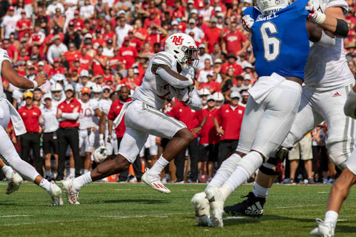 Gabe Ervin2 2021 Buffalo at Nebraska football